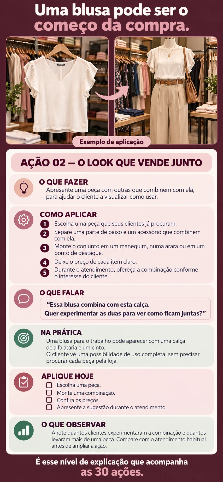 Blusa exposta sozinha no cabide